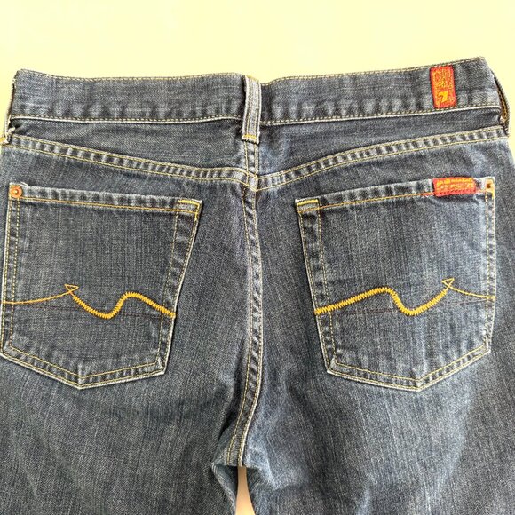 7 for All Mankind Vintage Bootcut Denim Size 28 - Picture 6 of 8